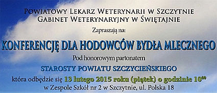 II konferencja dla hodowców bydła mlecznego w Szczytnie